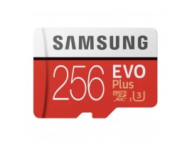 Samsung Micro SDHC UHS1 Class-10 EVO Plus 100MB/s 256GB Samsung Micro SDHC UHS1 Class-10 EVO Plus 100MB/s 256GB